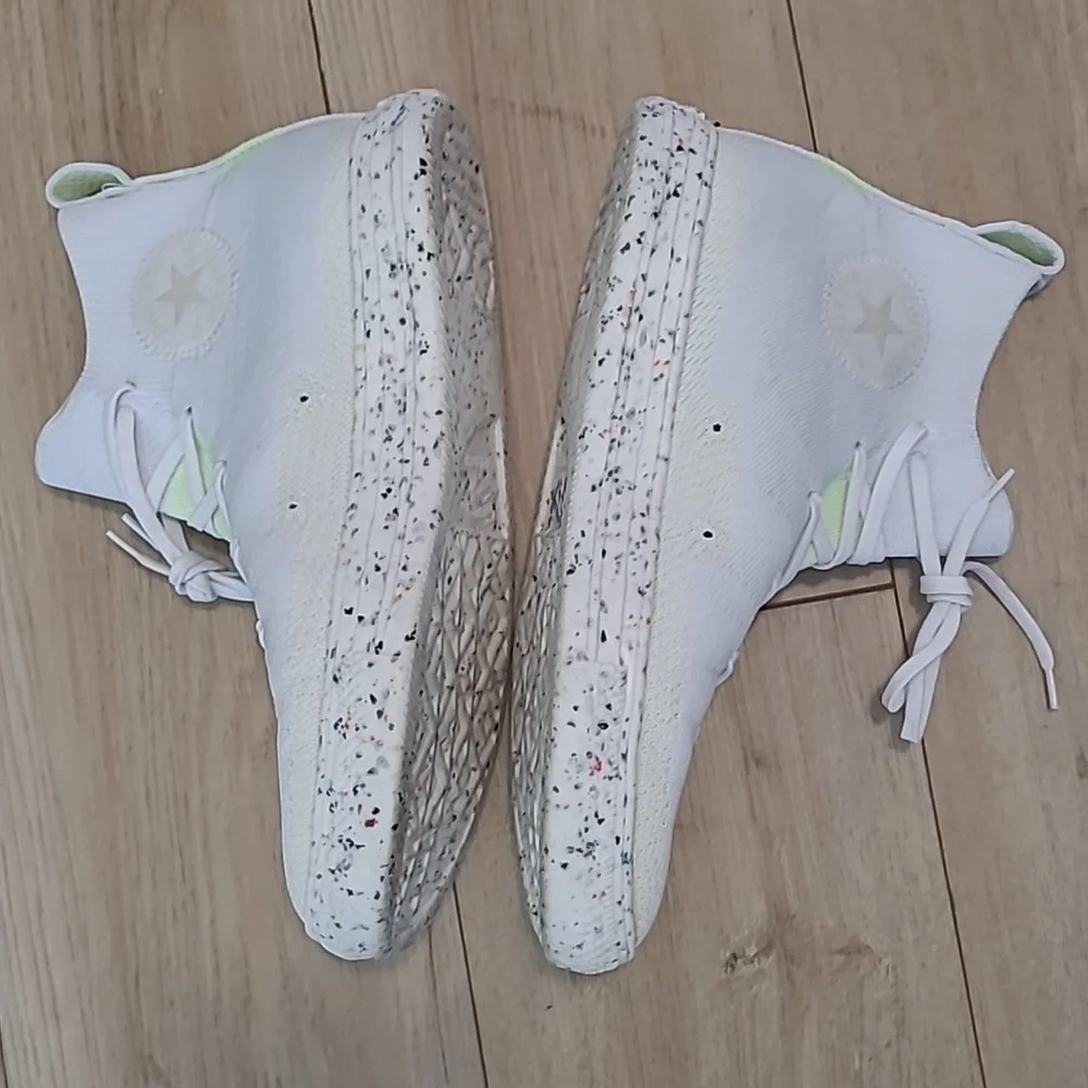 Converse Chuck Taylor All Star Crater Knit High Top White Men 10, Wom 12 - Picture 4 of 11